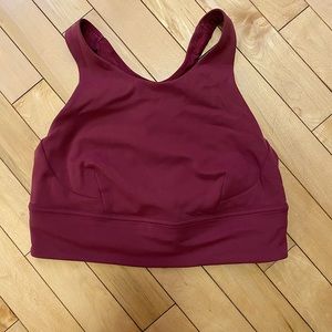 Lululemon Wonder Train Longline Bra Size 8